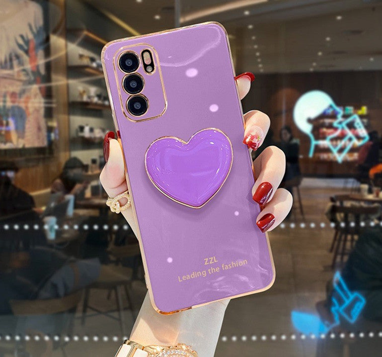 Love Bracket Samsung Case in eleganter Lederoptik