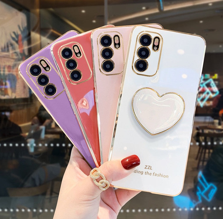 Love Bracket Samsung Case in eleganter Lederoptik