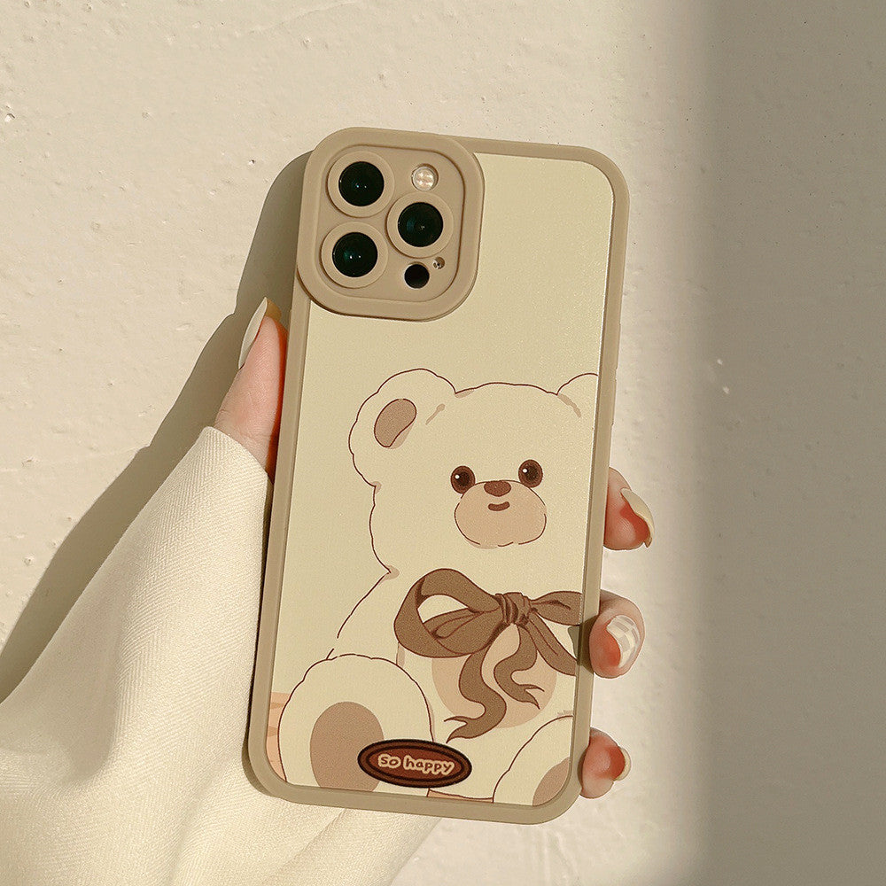 Retro Bär mit Kameraschutz für Dein IPhone