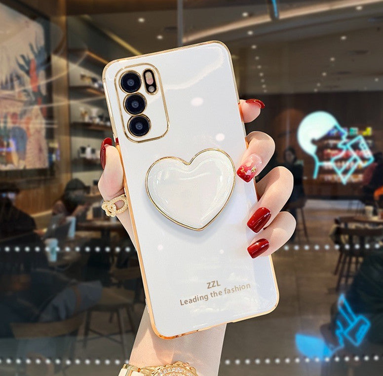 Love Bracket Samsung Case in eleganter Lederoptik