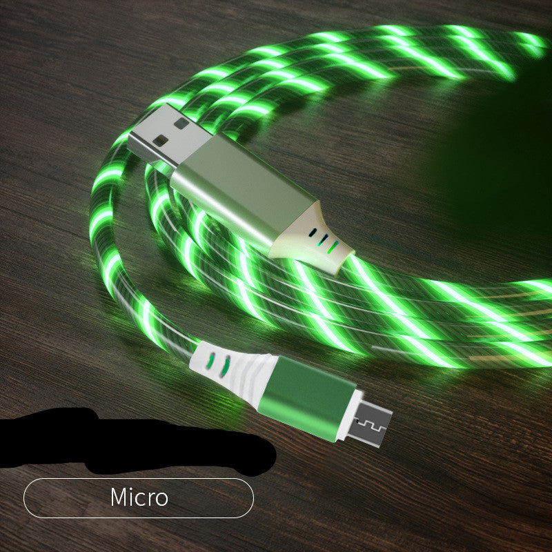 LED Schnell Ladekabel Android/iOS