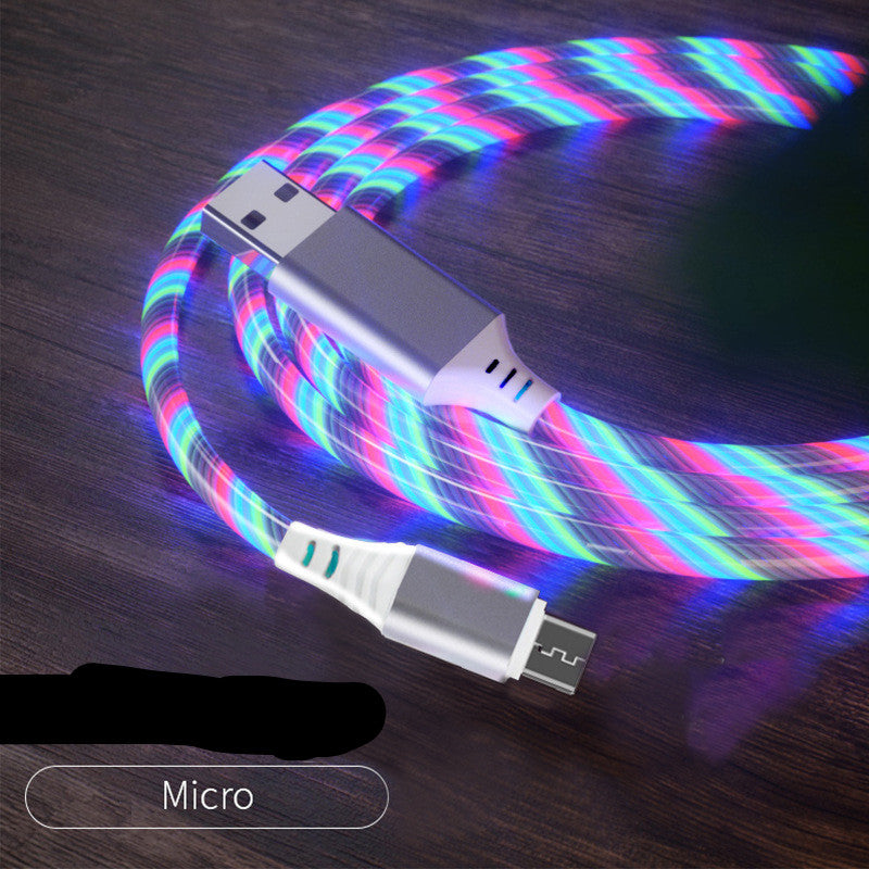 LED Schnell Ladekabel Android/iOS