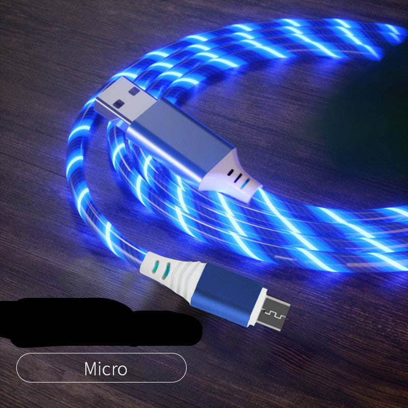 LED Schnell Ladekabel Android/iOS
