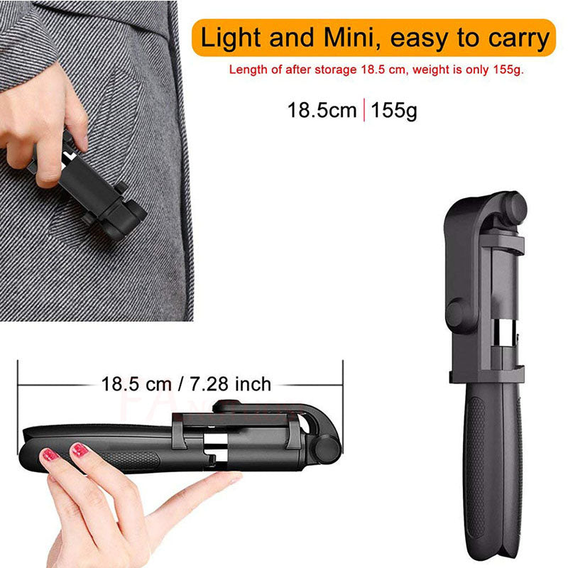 Selfie Bluetooth Tripod Stick Universal